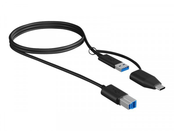 USB Adapter IcyBox USB 3.2 (Gen 1) Type B zu Type A & Type C