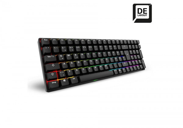 Sharkoon Gaming Tastatur Skiller SGK50S2 PBT schwarz-gelb DE