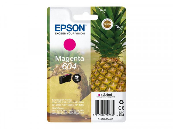Patrone Epson 604 magenta T10G3