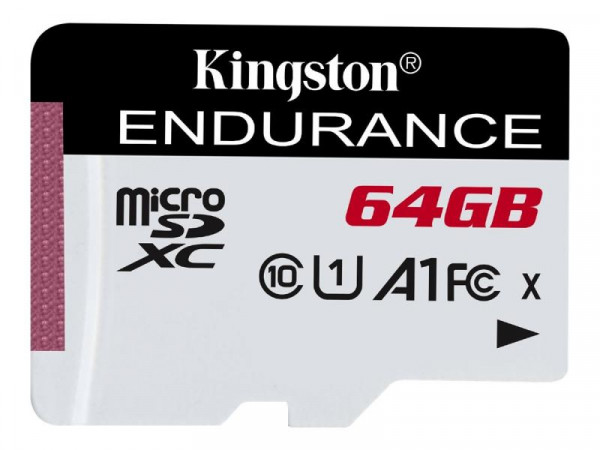 SD MicroSD Card 64GB Kingston SDXC High Endurance (Class1)