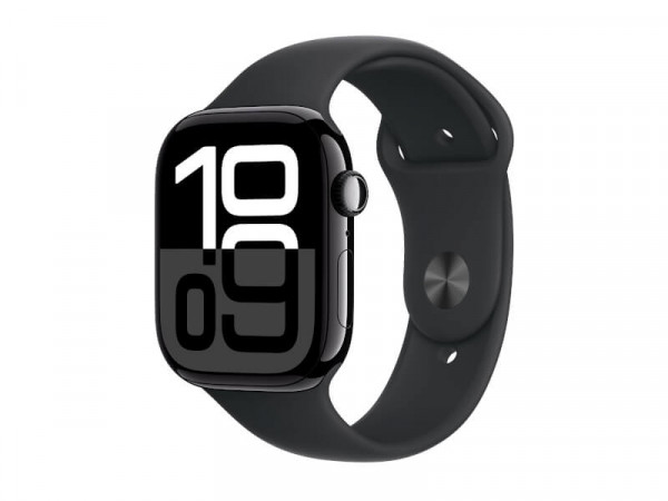 Apple Watch 10 46mm Jet Black Alu (Black Sport Band) S/M