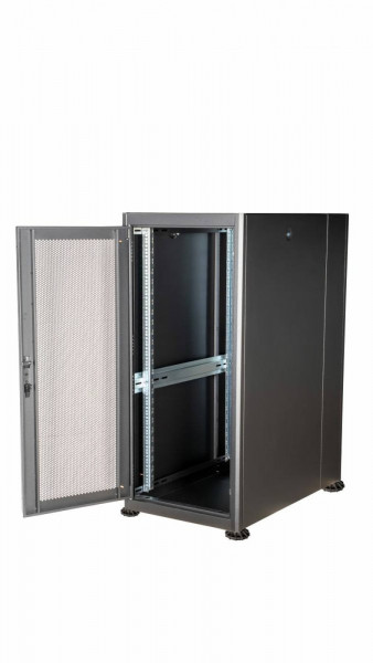 Equip Serverschrank 19" 26U 600x1000mm gelochte Tür