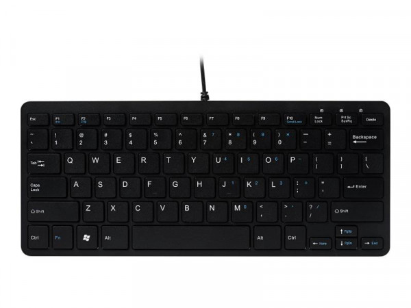 R-Go Compact-Tastatur Nordic-Layout schwarz