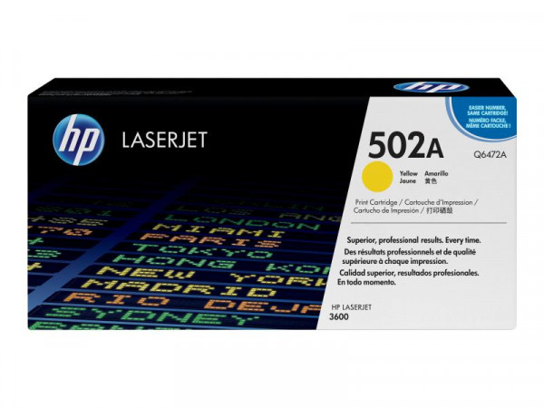 HP 502A - Gelb - Original - LaserJet - Tonerpatrone (Q6472A)