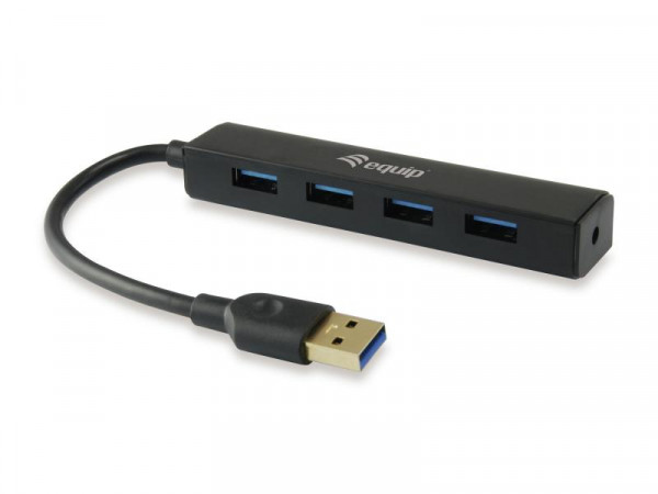 Equip USB-Hub 4Port USB 3.0, schwarz