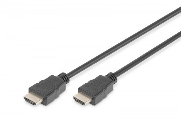 DIGITUS HDMI High Speed mit Ethernet Anschlusskabel, 5m, sw