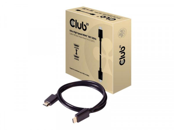 Club3D HDMI-Kabel A -> A 2.1 Ultra High Speed 10K HDR 1m