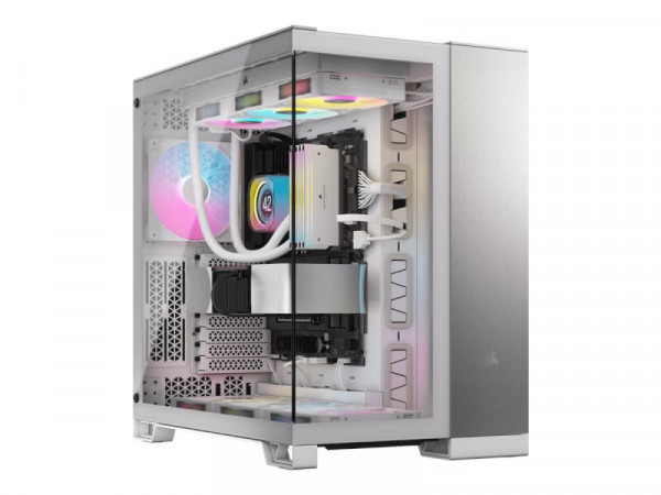 CORSAIR Geh Midi 6500X (Tempered Glass) White/Satin Grey