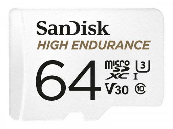 SD MicroSD Card 64GB SanDisk High Endurance SDXC