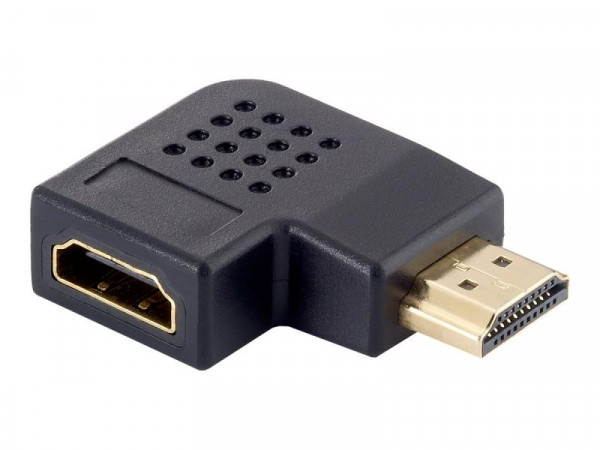 Equip Adapter HDMI > HDMI 90° flach gewinkelt S/B schwarz