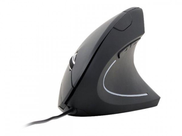GEMBIRD Maus OPT ergonomisch 6-Tasten schwarz