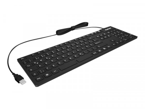 Tastatur Keysonic KSK-8030IN (UK) Industrietastatur 105T black