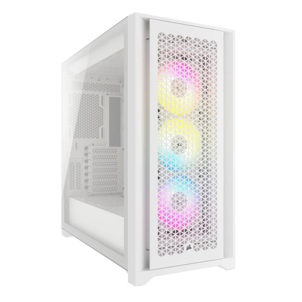 CORSAIR Geh Midi FRAME 5000D RS ARGB Airflow Case, White