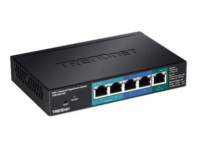 TRENDnet Switch 5-port Gbit PoE+ EdgeSmart 31W Metall