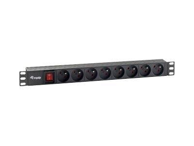 equip pro - Stromverteilungseinheit - Wechselstrom 220-240 V - 3.5 kW - Ausgangsanschlüsse: 8 - 1U -