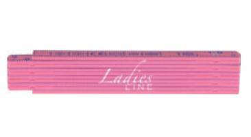 Rieffel Taschenmeter Kunststoff Swiss Made 1m Pink LadiesLin