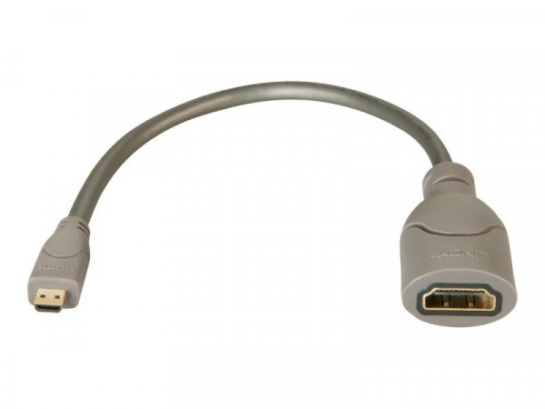Lindy Adapterkabel HDMI an micro HDMI F/M ca. 0.15m
