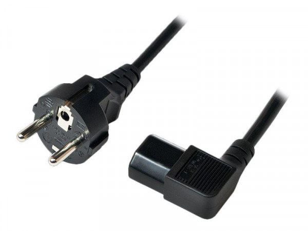 LogiLink Netzkabel CEE7/7 Stecker auf C13 Buchse, 3m schwarz