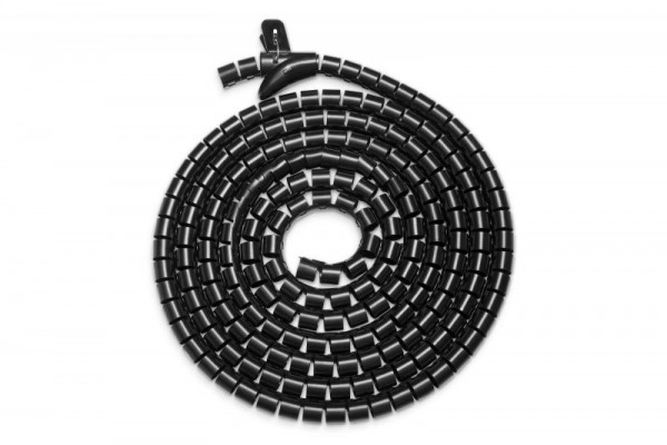 DIGITUS Flexibler Kabelspiralschlauch mit Einzugshilfe 5m