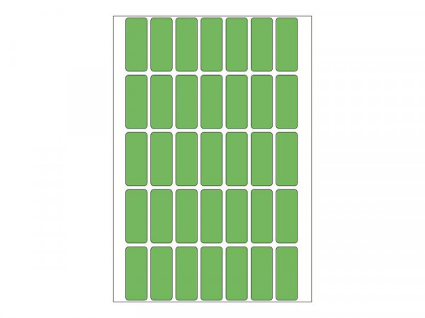 HERMA Vielzwecketiketten grün 12x30 mm Papier matt 1120 St.