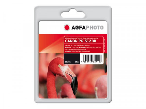 AgfaPhoto Patrone Canon APCPG512B ers. PG-512 black