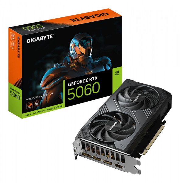 Gigabyte RTX5060 Windforce Max OC 8GB GDDR7 HDMI 3xDP