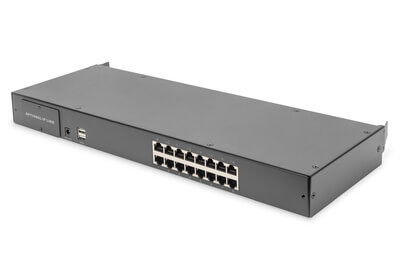 DIGITUS modularer KVM-Switch 16-Port Cat 5