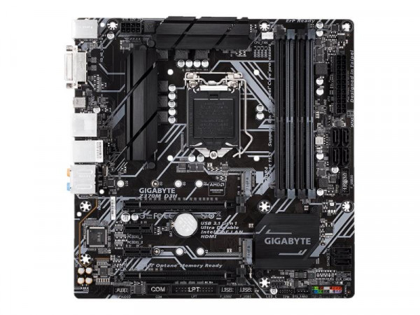 Gigabyte Z370M D3H - 1.0 - Motherboard - micro ATX - LGA1151 Socket - Z370 - USB 3.1 Gen 1, USB-C Ge