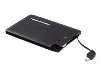 Powerbank RealPower PB2500 mAh slim black