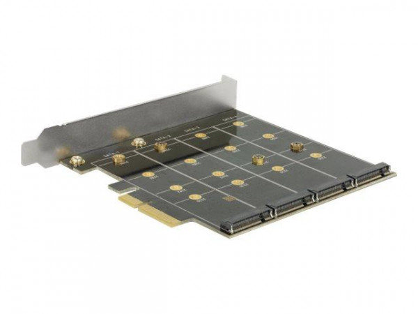 DELOCK PCI Express Karte > 4x intern M.2 Key B mit RAID
