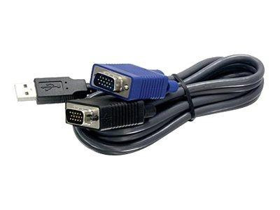 TRENDnet KVM Kabel USB /VGA 3m