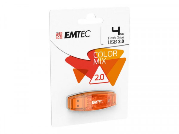 EMTEC USB-Stick 4 GB C410 USB 2.0 red Color Mix