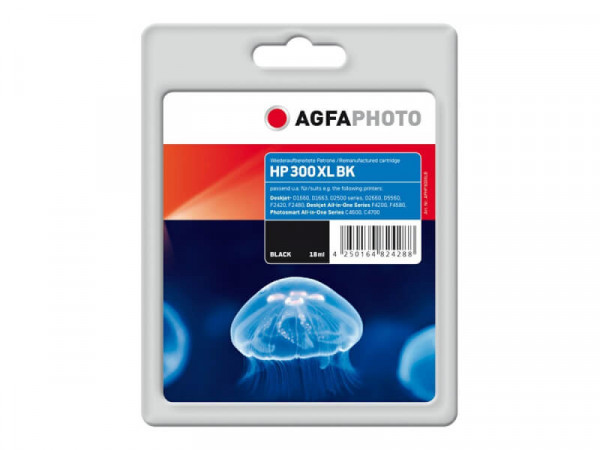 AgfaPhoto Patrone HP APHP300XLB No.300XL CC641EE black MacOS