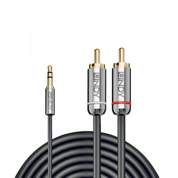 Lindy Audiokabel an Phono 3.5mm Cromo line 5m