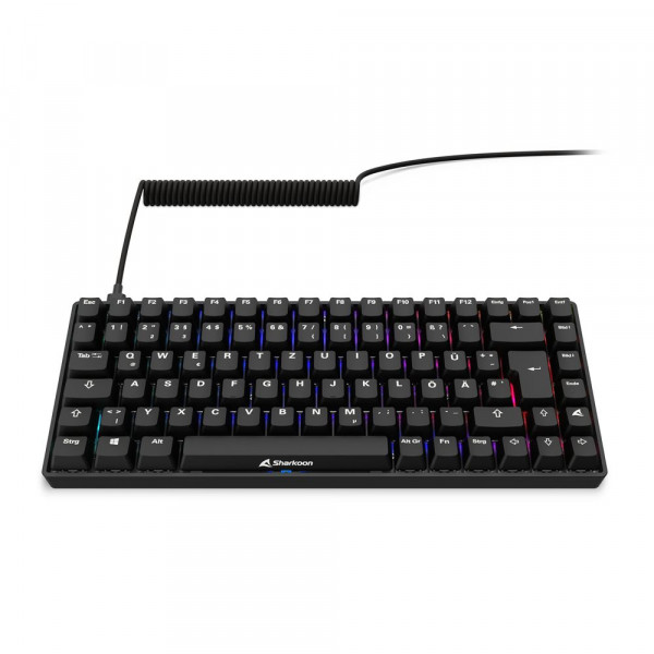 Sharkoon Gaming Tastatur Skiller SGK50S3 PBT schwarz-gelb DE