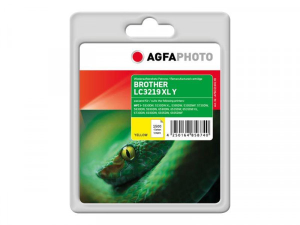 AgfaPhoto Patrone Brother APB3219XLYD ers. LC3219XLY yellow