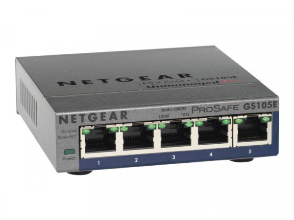 Netgear Plus GS105Ev2 - Switch - nicht verwaltet