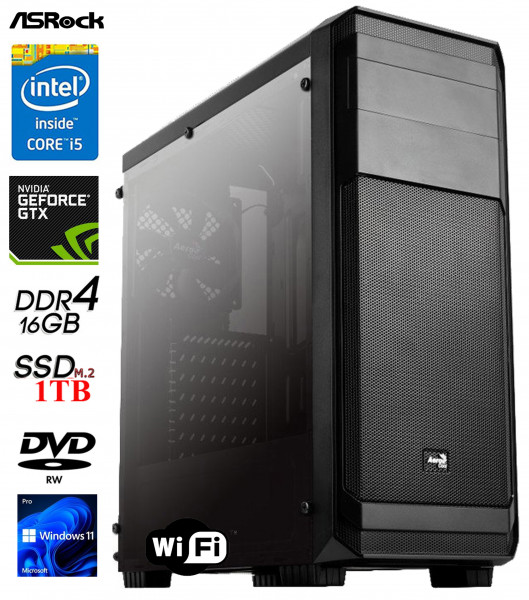 PC GamingLine i5-11500-M2-GTX1660 Super OC WiFi