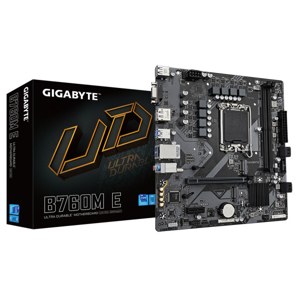 Gigabyte B760M E (B760,S1700,mATX,DDR5)