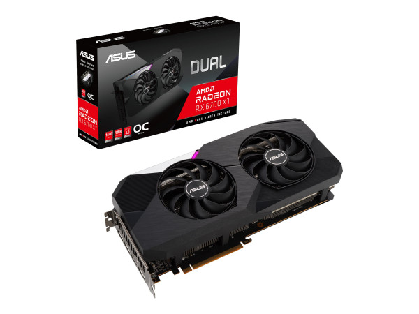 ASUS DUAL-RX6700XT-O12G-GAMING (12GB,HDMI,DP,Active)