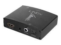 Lindy Audio Extractor HDMI mit Bypass 4K optisch und coaxial