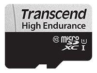SD microSD Card 64GB Transcend SDXC USD350V w/Adapter