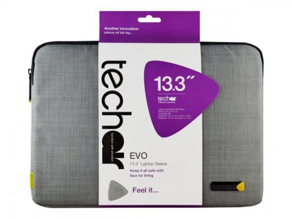 techair Slipcase Evo Pro 12-13.3" 1F 1T grau
