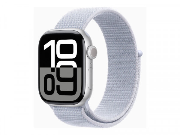 Apple Watch 10 42mm Silver Alu Case (Blue Cloud Sport Loop)