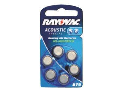 Rayovac Batterie ACOUSTIC SPECIAL 675AU-6MFas 6St.
