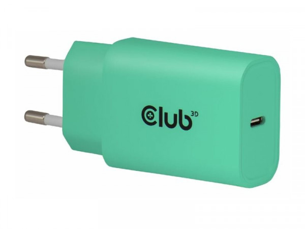 Club3D Lifestyle Ladegerät USB-C 30Watt, 2Stk grün retail