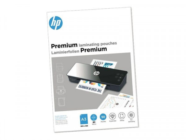 HP Laminierfolien Premium A3 80 Micron 50x
