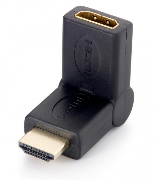 Equip Adapter HDMI > HDMI 180° knickbar S/B schwarz