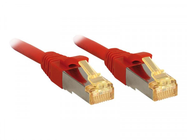 Lindy Patchkabel Cat6A S/FTP LSOH Cat7 Rohkabel rot 15m