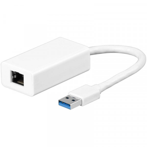 USB3.0 Gigabit Ethern.Netzwerkkonverter,RJ45/USB,0,1m,wei